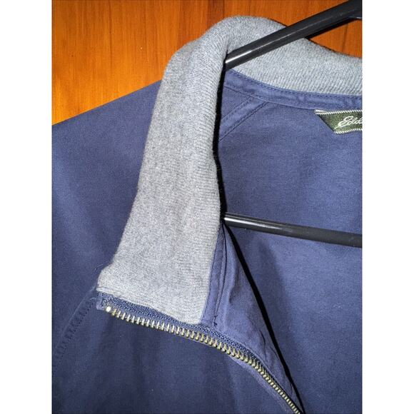 Eddie Bauer Mens Lightweight Jacket Large Tall Blue Gently Worn Comfortable - Picture 4 of 6